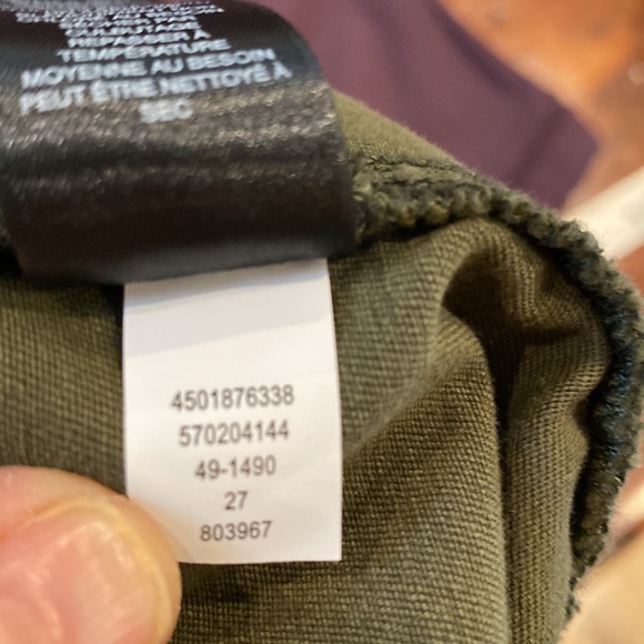 NWT Womens White House black market the straight crop pant olive green - Picture 12 of 14